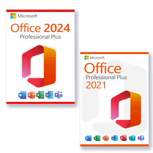 Microsoft Office 2024 Standard + Microsoft Office 2021 Professional Plus license for 3 PCs